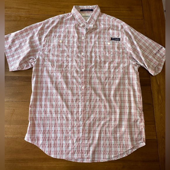 Columbia Performance Fishing Gear Button Down Shirt | Super Tamiami w Omni-Shade - Picture 7 of 13